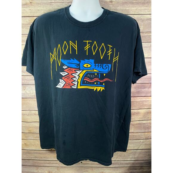 MOON TOOTH METAL Band Tee Mens XL Wolf Monster Graphic Shirt Rock Band - Picture 1 of 10